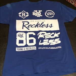 Men’s large young & reckless T-shirt